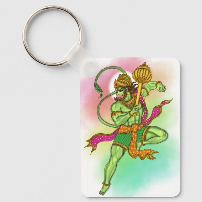 Flying Hanuman Keychain (Front)