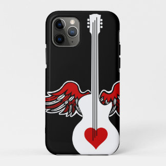 Flying Heart Guitar iPhone 11 Pro Case