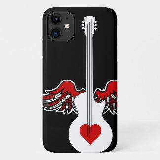 Flying Heart Guitar iPhone 11 Case