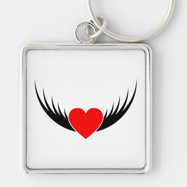 FLYING HEART KEYCHAIN (Front)