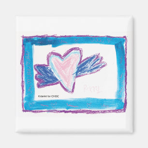 Flying Heart - Kids Art for CHOC Magnet