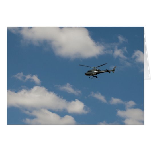 Flying helicopter (Front Horizontal)