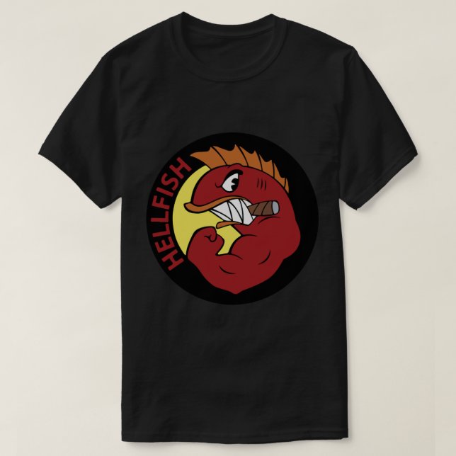 Flying Hellfish Classic T-Shirt Copy (Design Front)