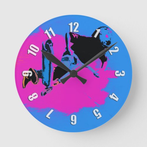 Flying High Air Stunt Scooter    Round Clock