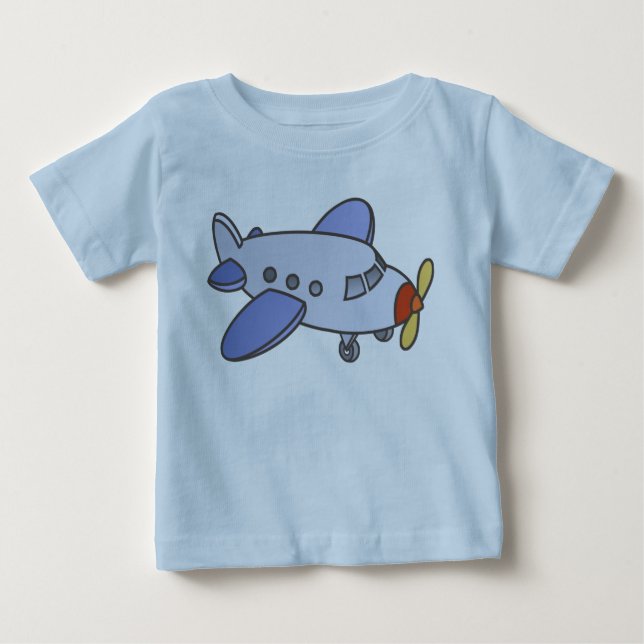 Flying High Airplane Baby T-Shirt (Front)