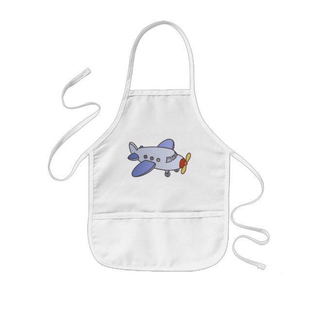 Flying High Airplane Kids' Apron (Front)