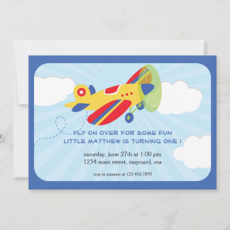 Flying High Birthday Invitation