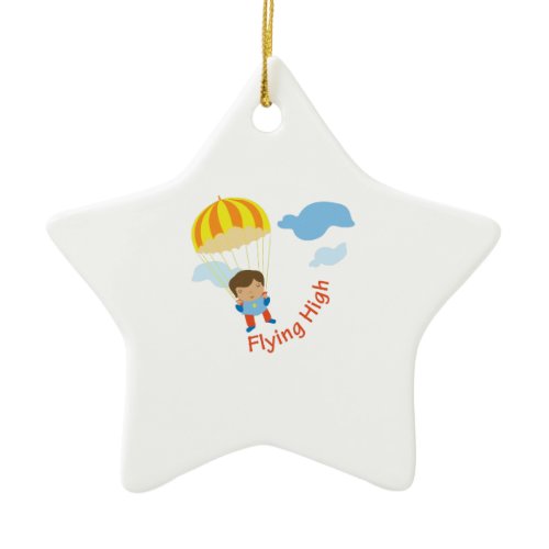 Flying High Ceramic Ornament