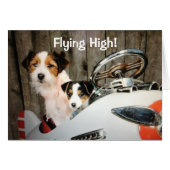 FLYING HIGH DOGS SAY-HEARD U ARE TURNING "40" (Front Horizontal)