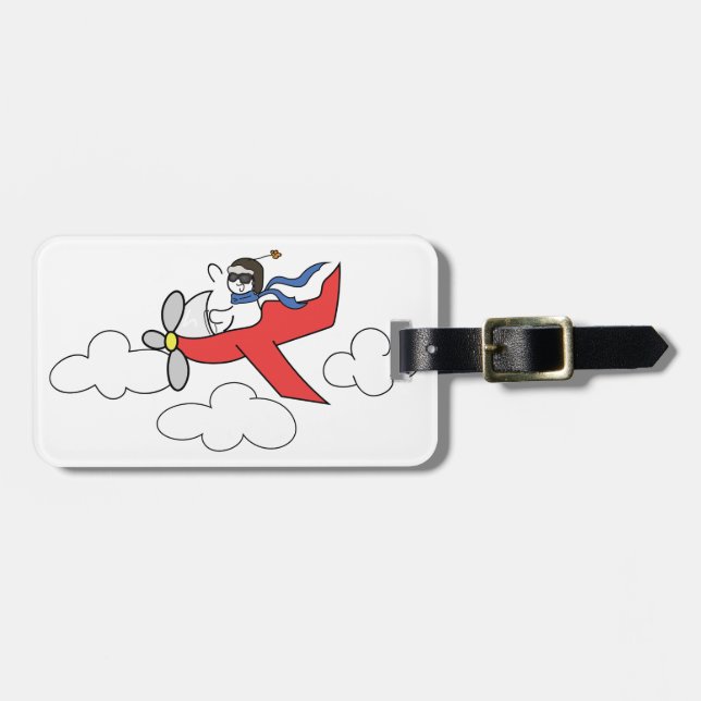 Flying High Luggage Tag (Front Horizontal)