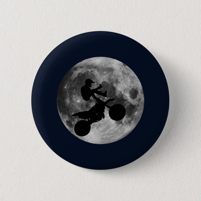 Flying High (motocross) Pinback Button (Front)