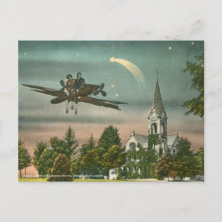 Flying High Over Old Chapel Postcard
