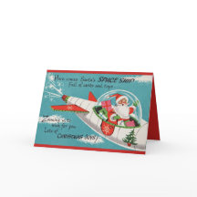 Flying High Santa with stuff for EVERYONE