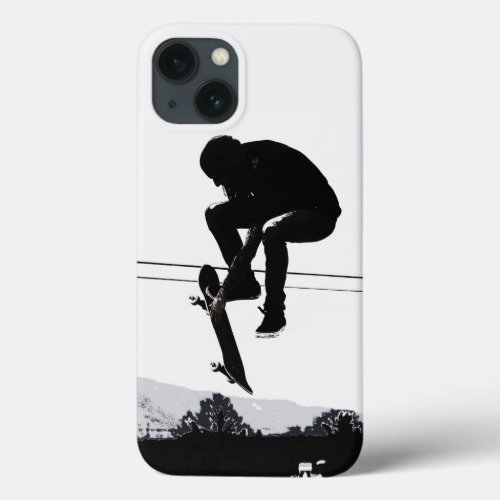 Flying High Skateboarder iPhone 13 Case