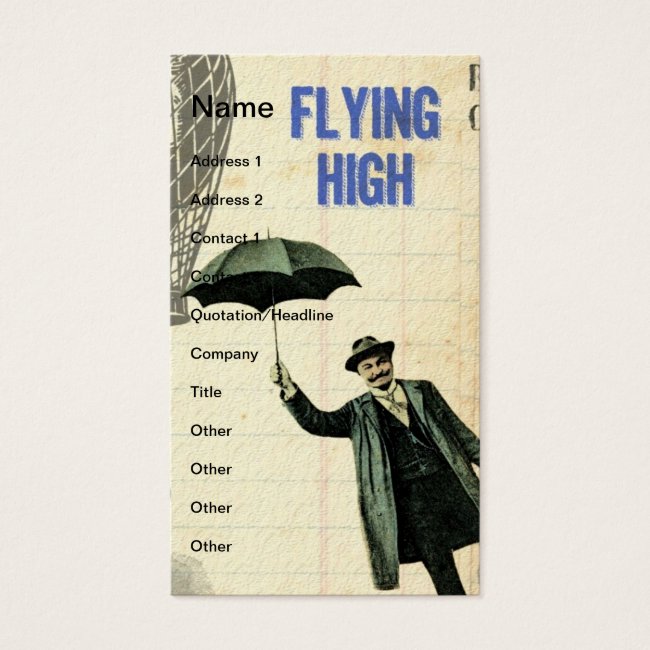 Flying High Steampunk Collage