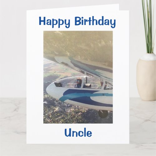 FLYING HIGH WISHES FOR UNCLES BIRTHDAY CARD