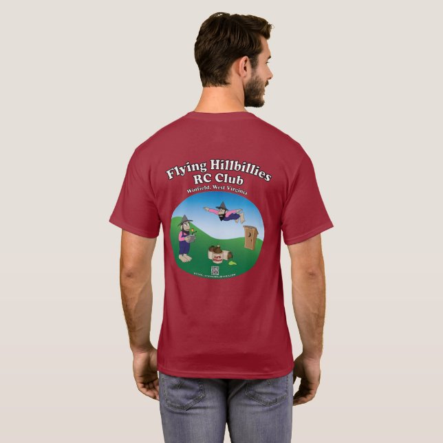 Flying Hillbillies Men's Short Sleeve T-Shirt  (Back Full)
