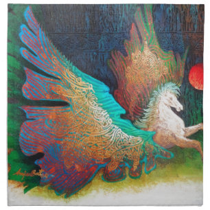 Flying Horse Cloth Napkin