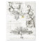 Flying Horse Script Digital Collage Tissue Paper