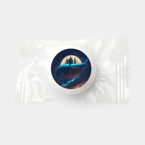 Flying Humpback Whale Moonlight Sea Starry Forests Life Saver Mints