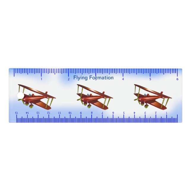 Flying in Formation! Ruler (Front)