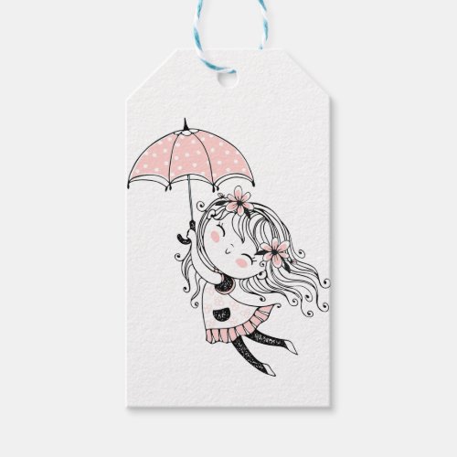 Flying In The Rain Gift Tags