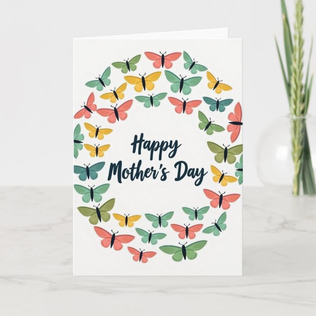 Flying Insects Mothers Day Card (Front)