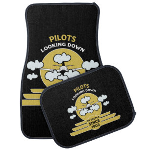 Flying Instructor   Flying School   Graduate   Pro Car Floor Mat