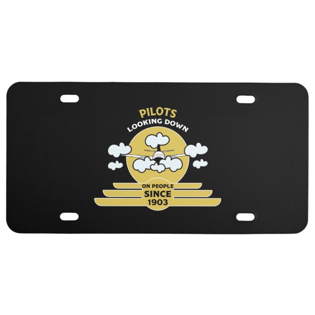 Flying Instructor | Flying School | Graduate | Pro License Plate (Front)