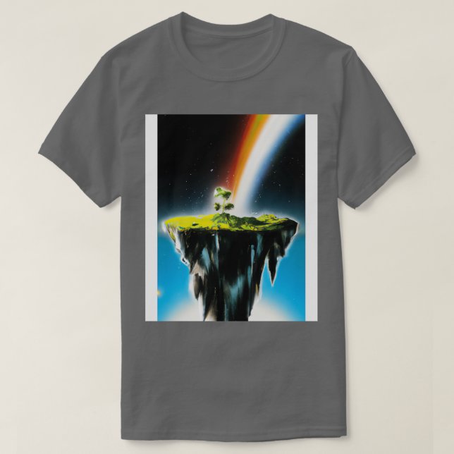 Flying Island Outer Space 5 T-Shirt (Design Front)