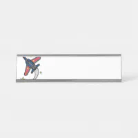 Custom Jets Nameplate - Custom nameplate, ready to sew