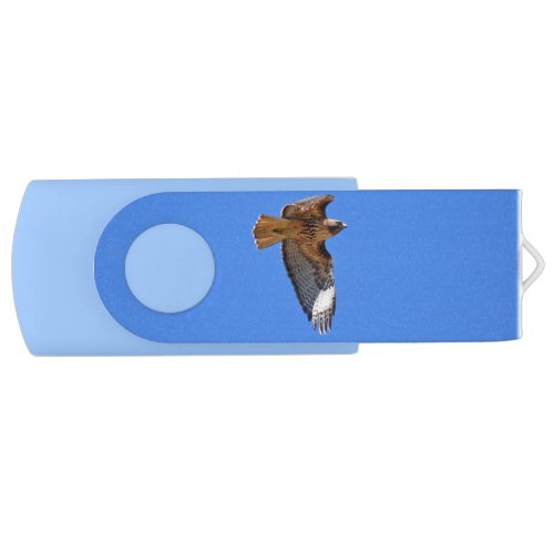 Flying Juvenile Red_Tailed Hawk Wildlife Jumpdrive USB Flash Drive