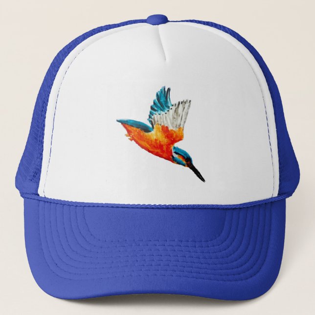 Flying Kingfisher Trucker Hat (Front)