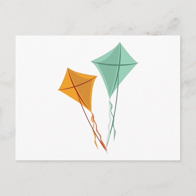 Flying Kites Postcard (Front)