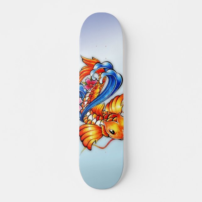 Flying Koi Fish Skateboard Pro (Front)
