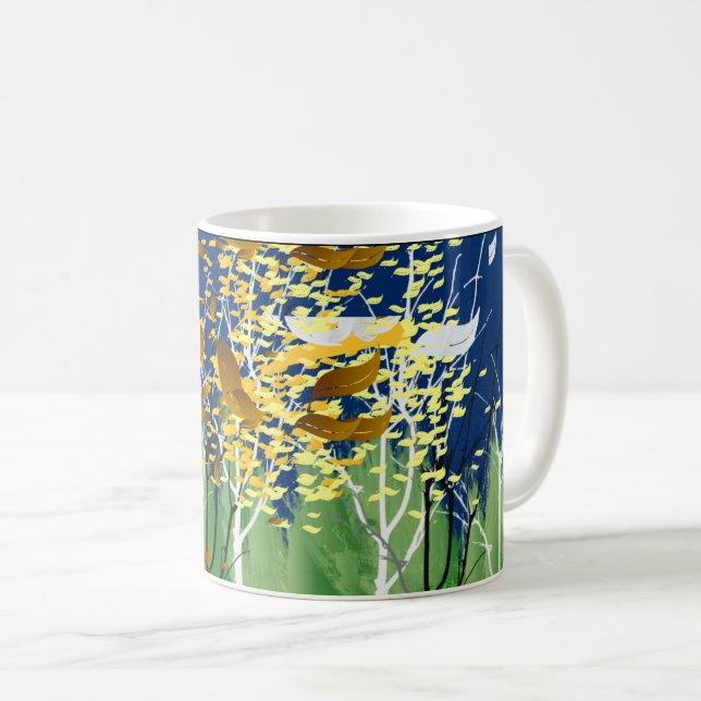 Flying Leaves Mug (Front Right)