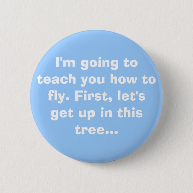 Flying Lessons Button (Front)