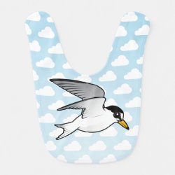 Flying Little Tern Baby Bib