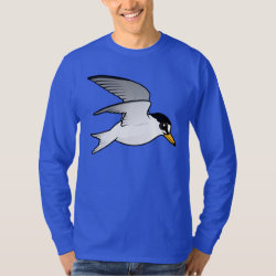 Flying Little Tern Men's Basic Long Sleeve T-Shirt