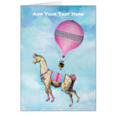 Flying Llama Card (Front)