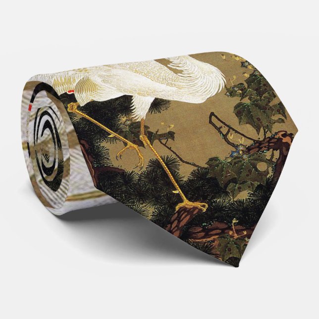 FLYING LOVE PHOENIX,Feathers,Hearts Floral Neck Tie (Rolled)