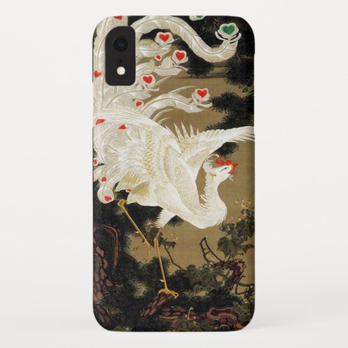 FLYING LOVE PHOENIXFeathersHearts Valentine Day iPhone XR Case
