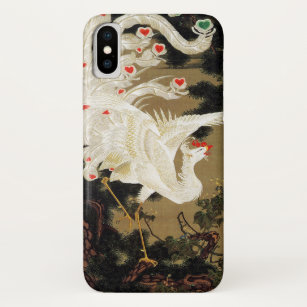 FLYING LOVE PHOENIX,Feathers,Hearts Valentine Day iPhone X Case