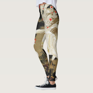 FLYING LOVE PHOENIX,Feathers,Hearts Valentine Day Leggings
