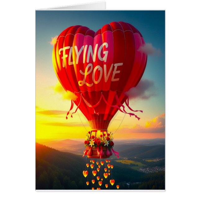 FLYING LOVE THIS CHRISTMAS CARDS (Front)
