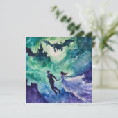 Flying Lovers - Watercolor Painting (Standing Front)