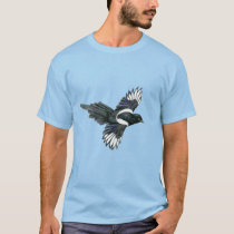 Stellar Blue Jay dark shirt, Zazzle