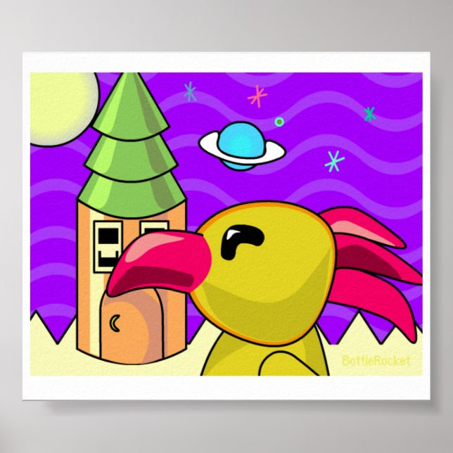 Flying Man Poster (Front)