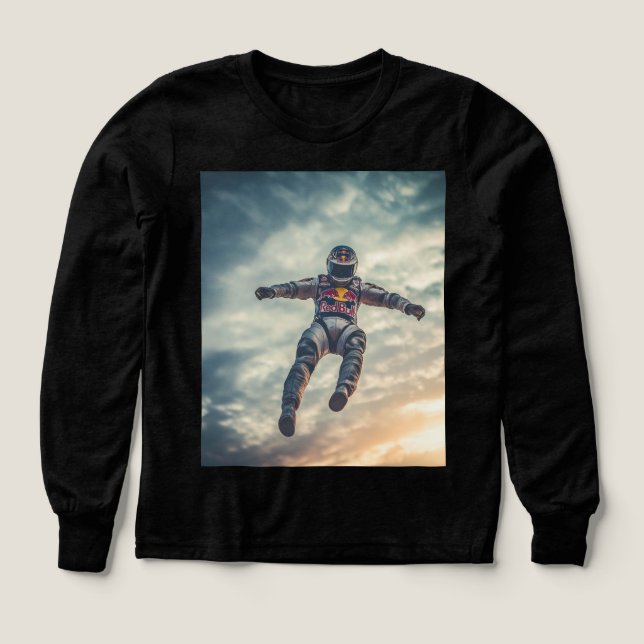 Flying man Tri-Blend shirts (Design Front)