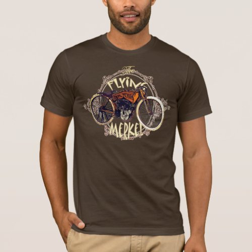 flying merkel motorcycle T_Shirt